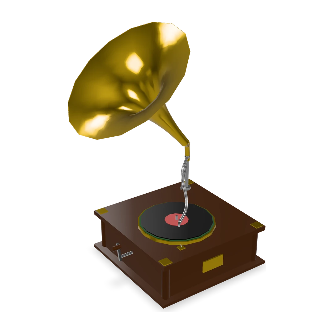 Gramophone — Kiln-forged prop
