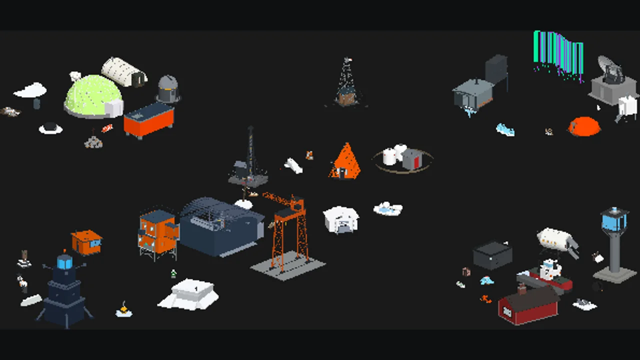 Arctic Research Base — a Kiln-composed polar research outpost